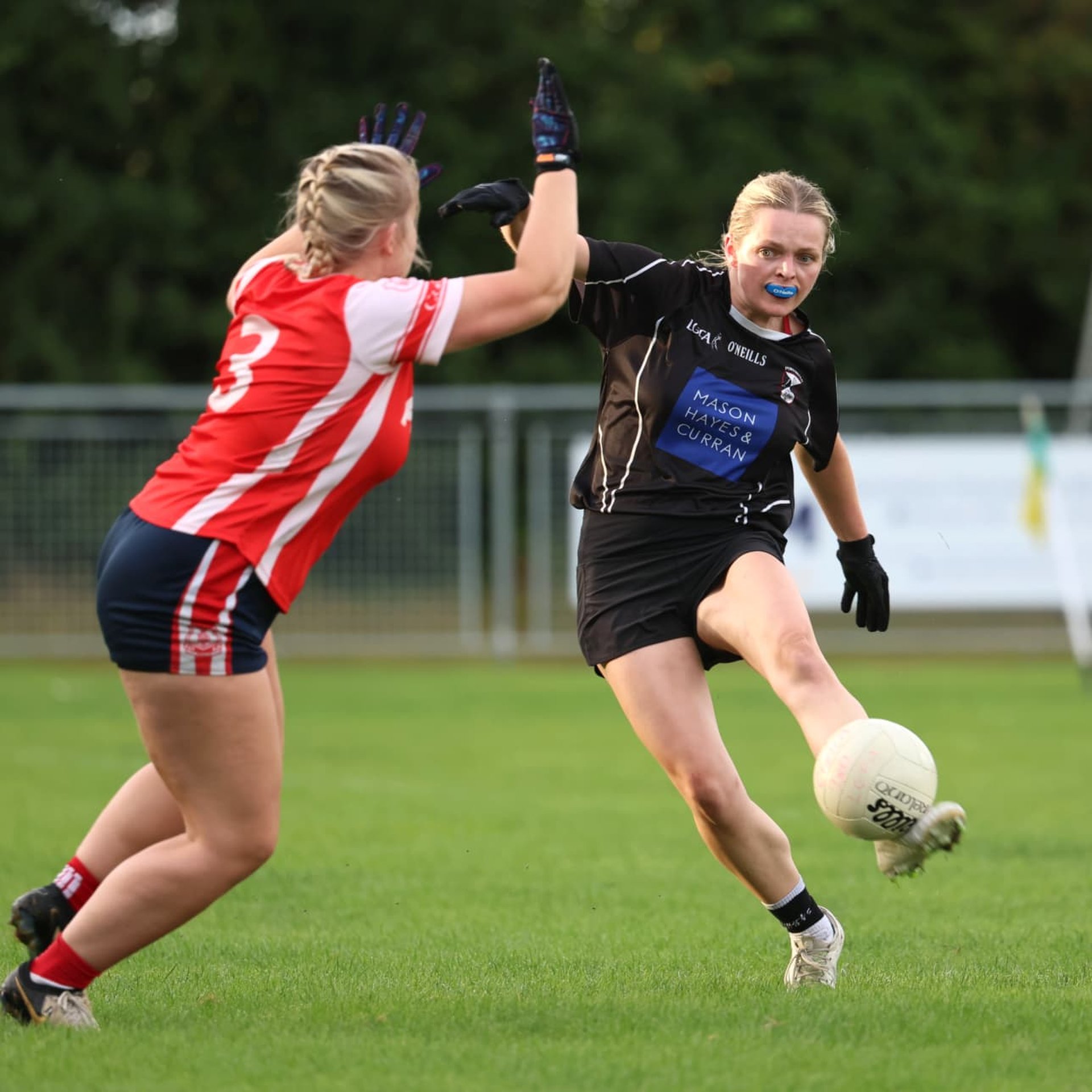 Action from theGo Ahead Ireland Junior E Championship Final Cuala B vs Portobello Aug 27th. Credit Maurice Grehan Image