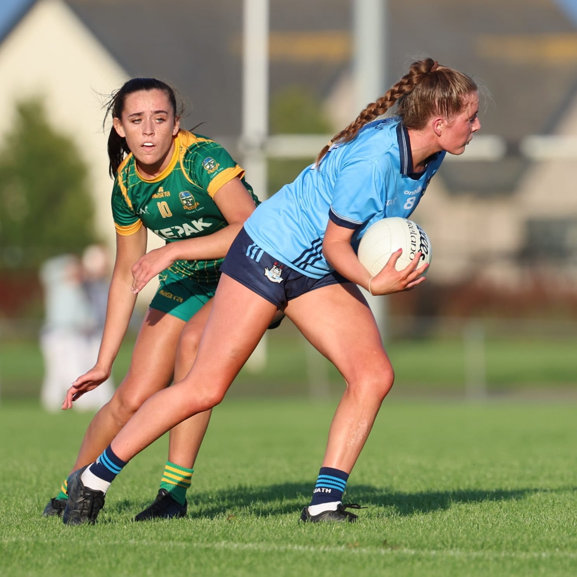 Dublin's Aoíbh Doyle (Clann Mhuire) in action during the Leinster U20 Final vs Meath. July 31st 2025. Credit Maurice Grehan Image