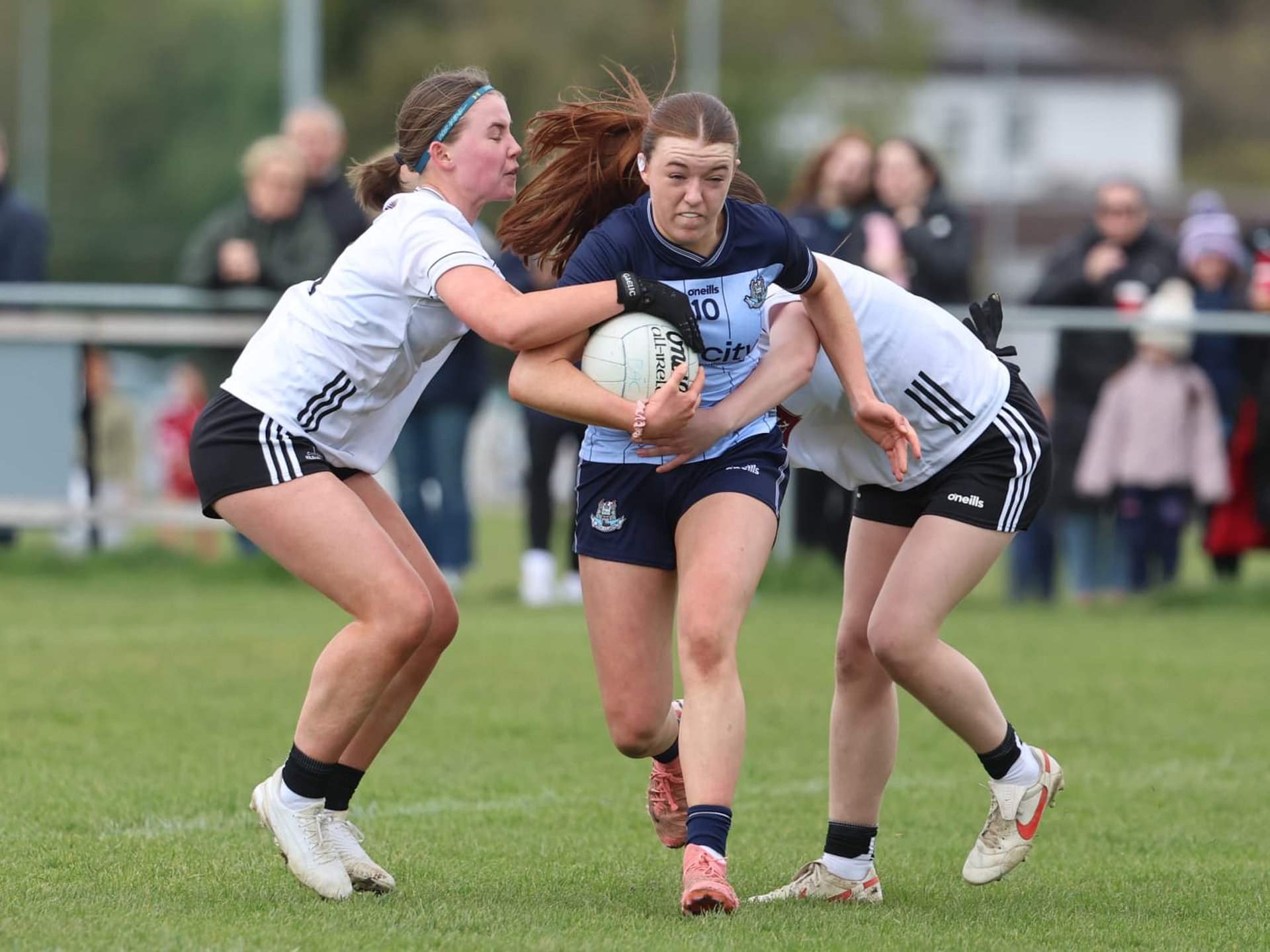 Dublin's Laoise Murtagh (St Maurs) in action vs Kildare. LMFC Rd 3 April 6th,  Image credit Maurice Grehan Image
