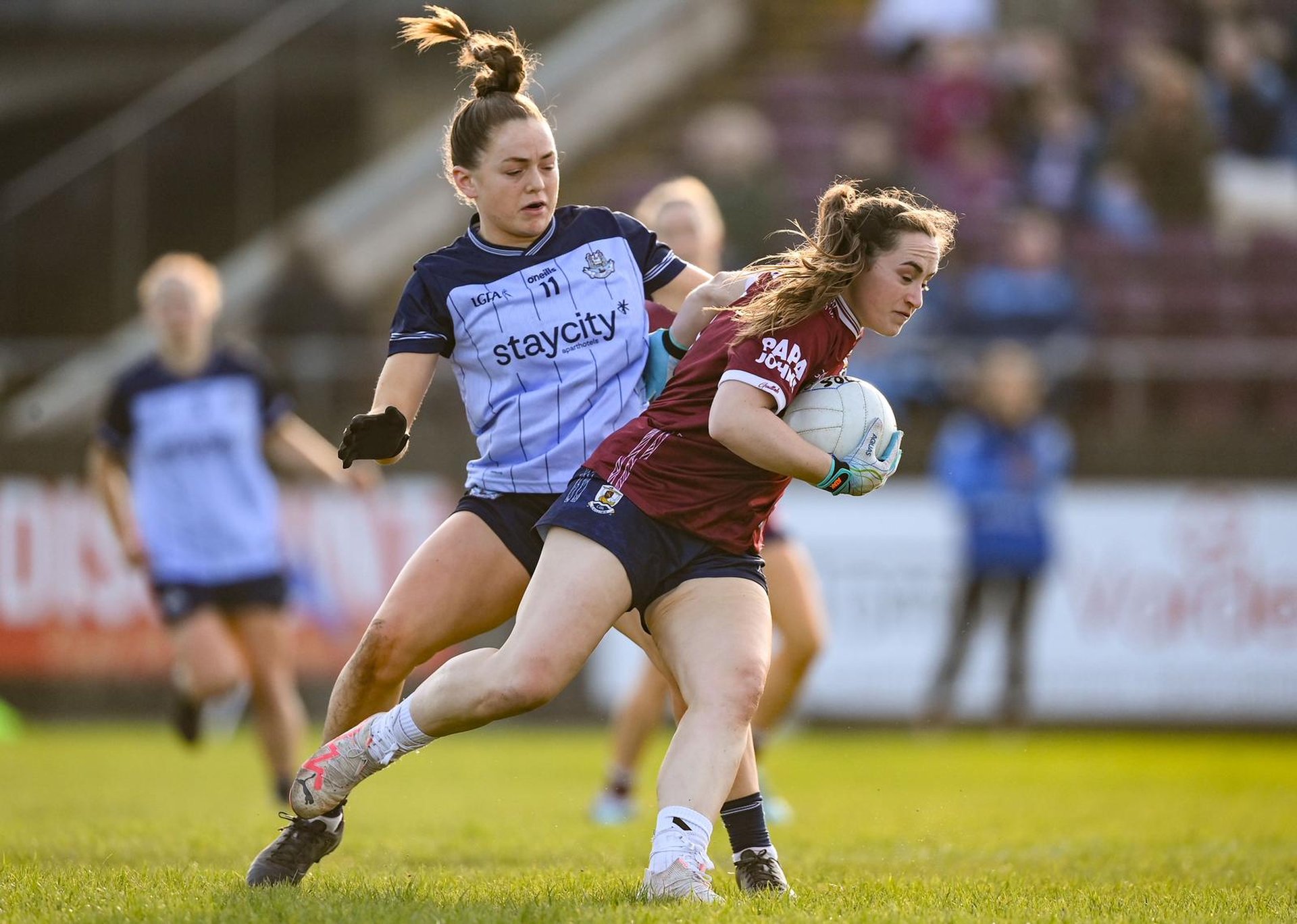 Dublin's Laura Grendon (Na Fianna) in action vs Galway. March 21st Image credit Sportsfile Image