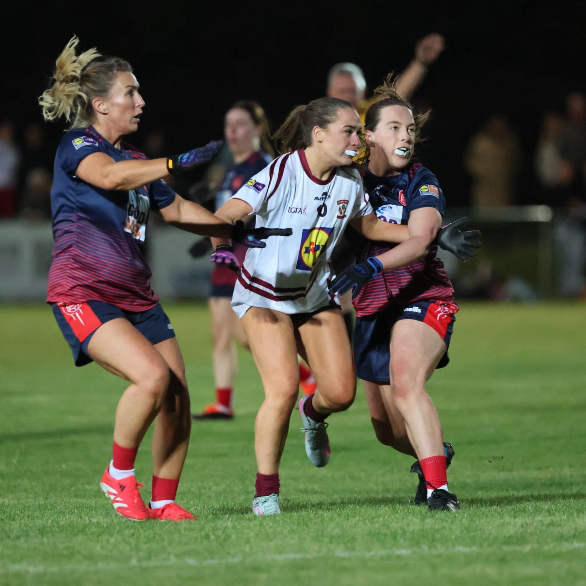Action from the Go Ahead Ireland Junior H Club Championship Final, Raheny v Fingallians. Sept 12th. Image Credit Maurice Grehan Image