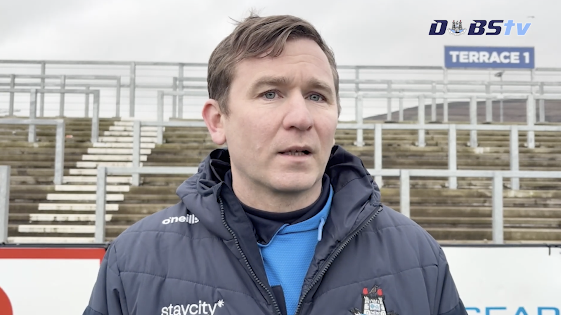 Niall Ó Ceallacháin Dublin Senior Hurling manager speaks to DubsTV following win over Antrim Image