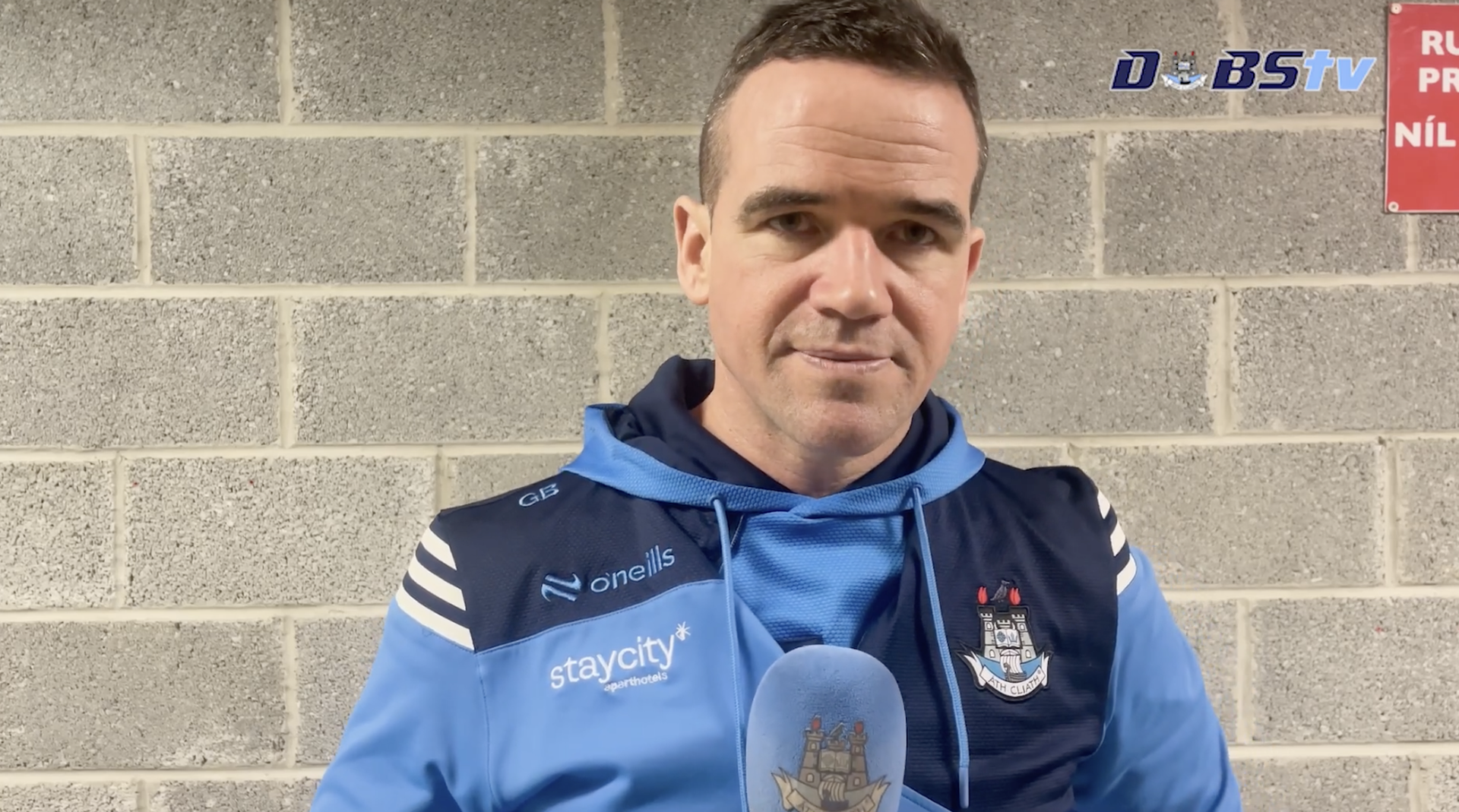 Dublin Senior Football manager Ger Brennan speaks to DubsTV following defeat to Galway Image