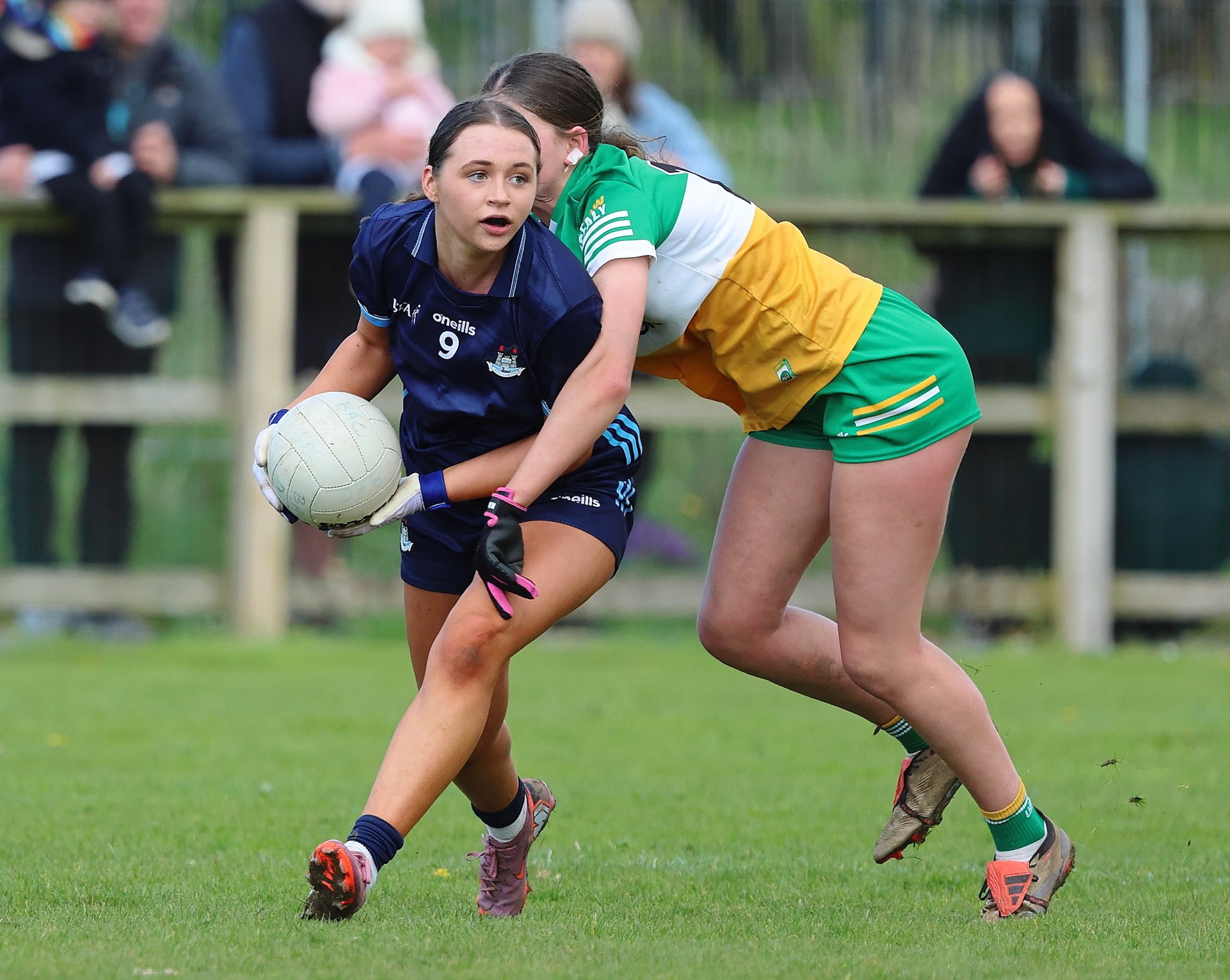 Dublin's Eva Healy Dillon in action vs Offaly, Saturday April 18th Image Credit Maurice Grehan Image