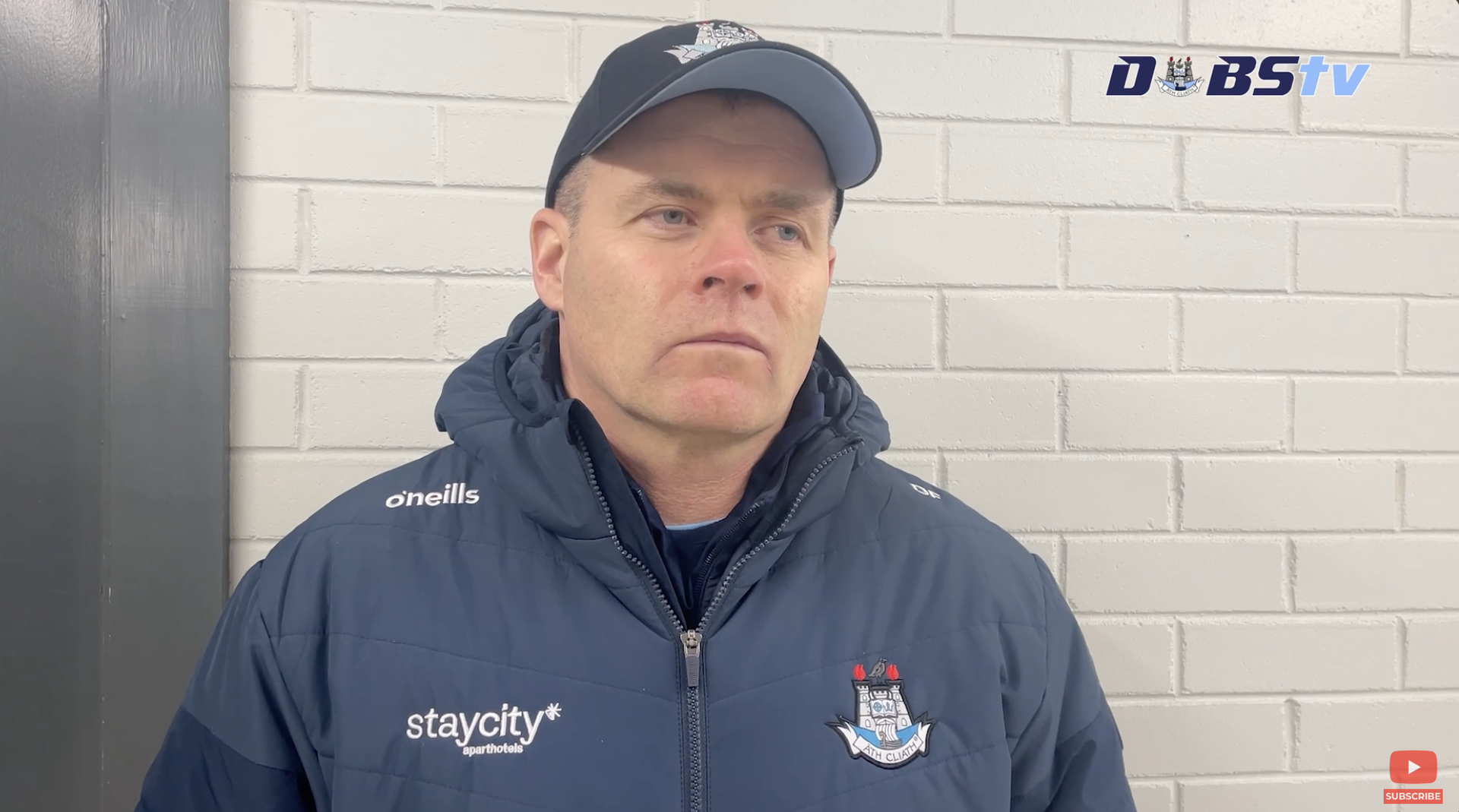 Dessie Farrell speaks to DubsTV following defeat to Armagh Image