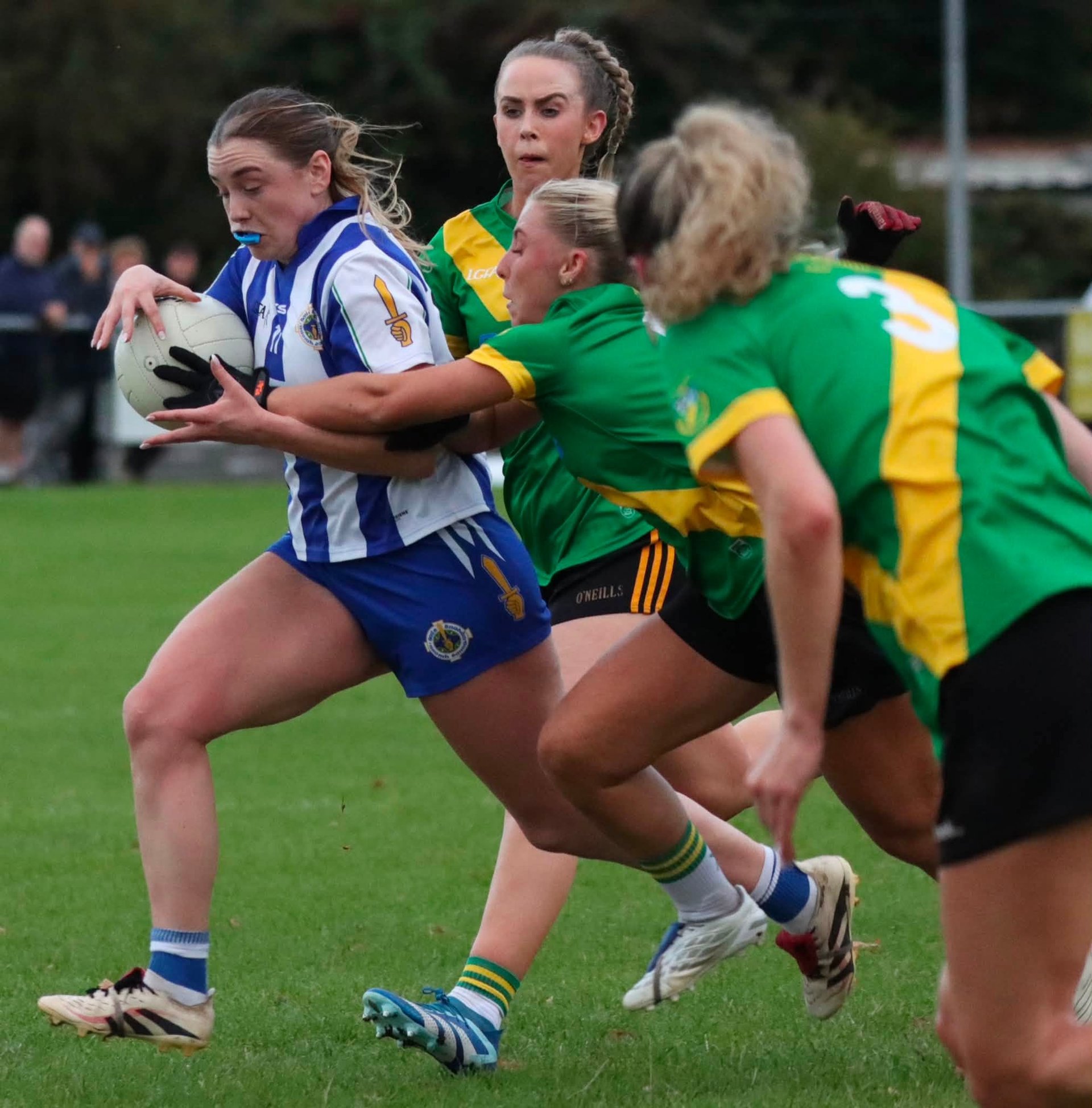 Action from PTSB Senior Championship Group B third round clash between Ballyboden St Endas and Thomas Davis. Sept 2nd. Image credit Clíona Mellett Image