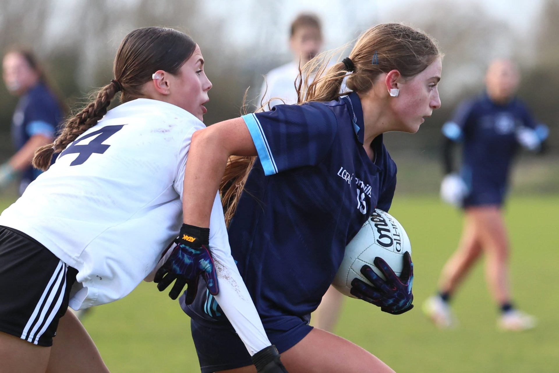 Anna Kellegher (Ballinteer St Johns) Iin action for the Dublin U16's vs Kildare during the 2026 Leinster Championship. Image credit Maurice Grehan. Image