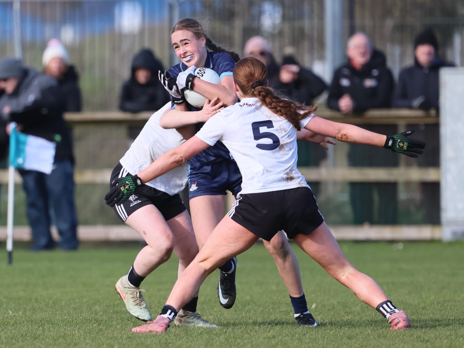 Action from the Leinster U16 Championship Rd 2 game Dublin v Kildare (March 15th), Credit Maurice Grehan Image