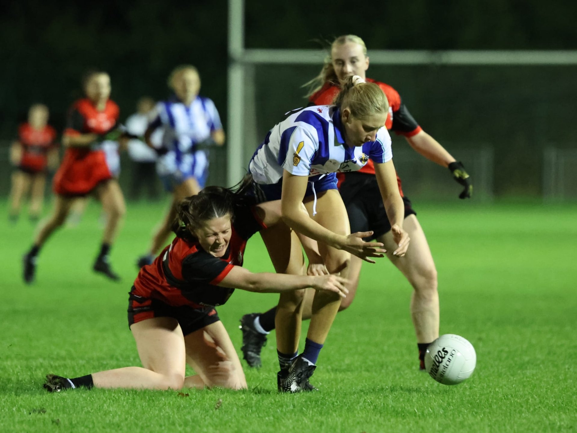 Action from the Go Ahead Ireland Junior F Final between Ballyboden St Endas & Trinity Gaels. Sept 10th. Image Credit Maurice Grehan. Image