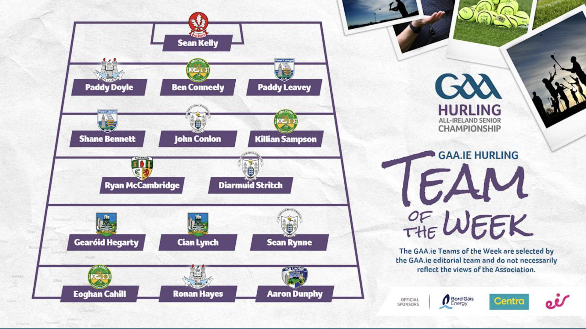 GAA Football Team of the Week Image