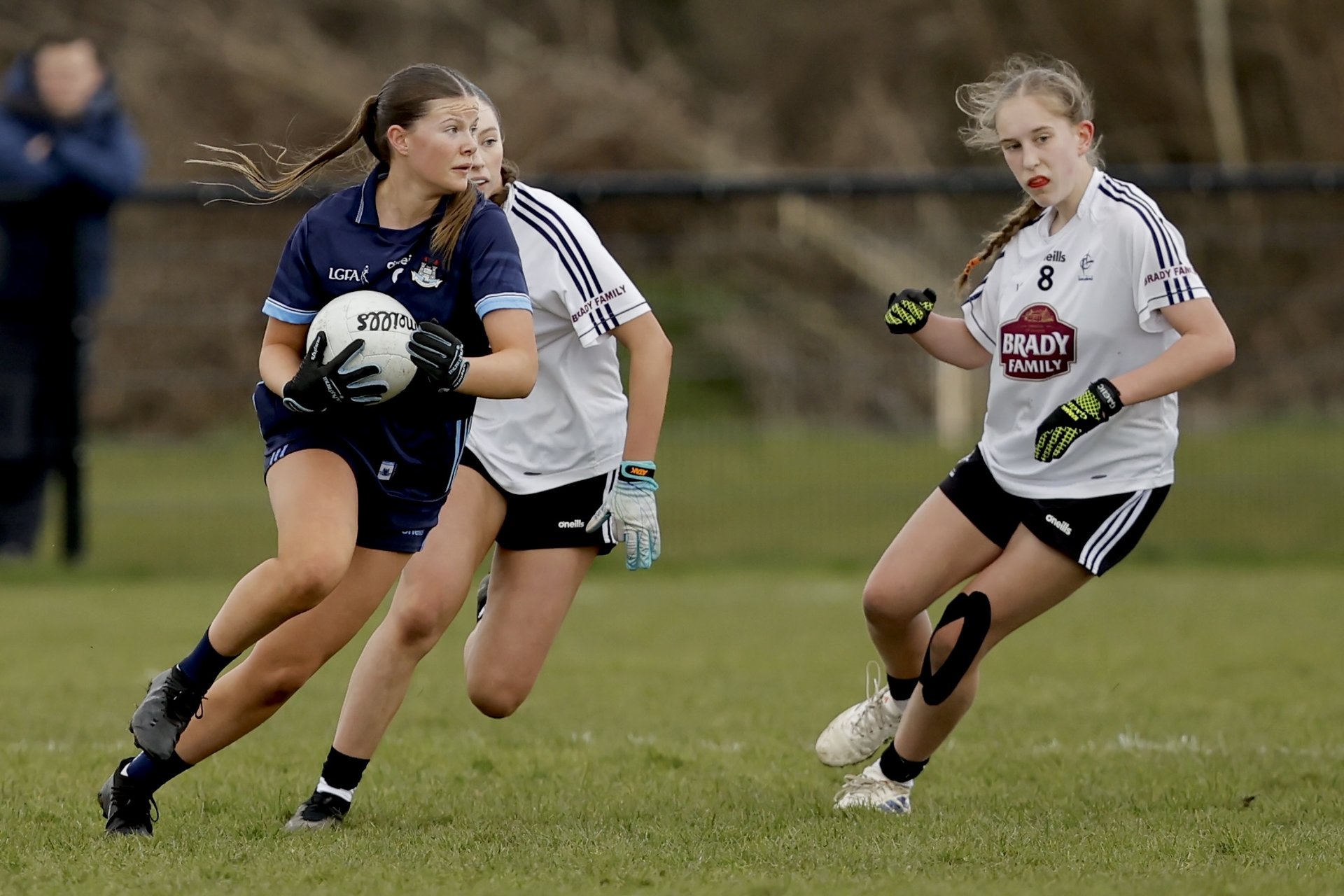 Action from the 2025 Leinster U16 Championship Rd 1 meeting Dublin vs Kildare. Credit Karl Gormley. Image