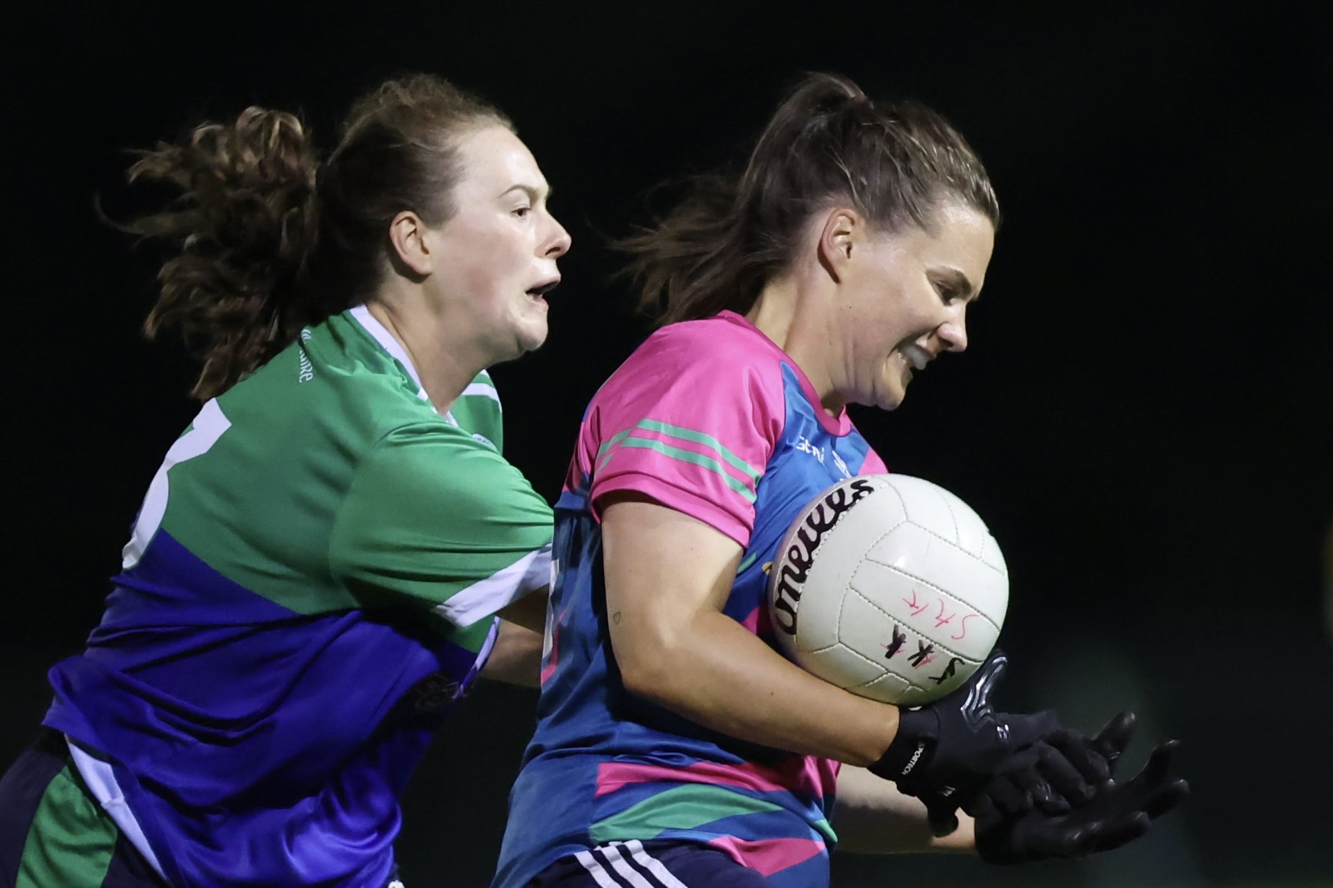 Action from the Go Ahead Ireland Junior J Championship Final 2024. Credit Maurice Grehan Image