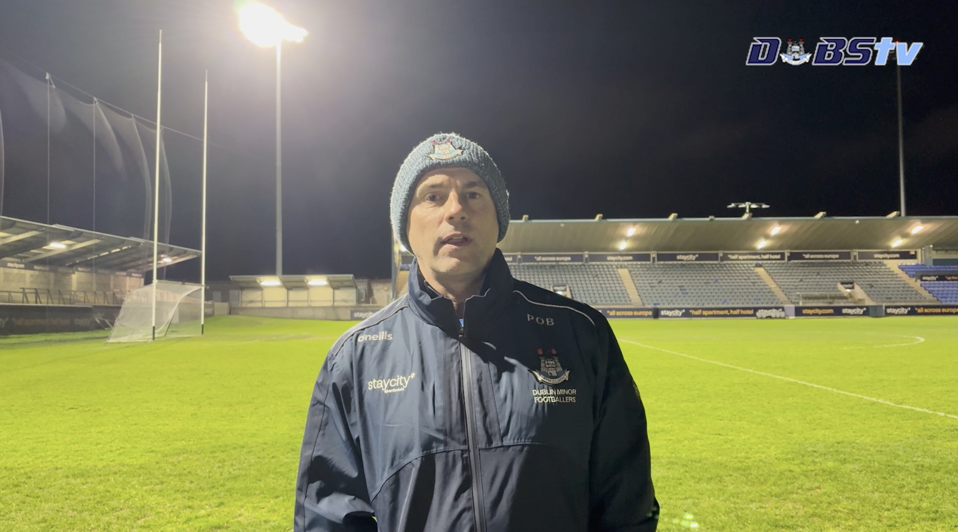 Dublin Minor Football Head Coach Paul O'Brien speaks to DubsTv after their Round 1 win over Offaly Image