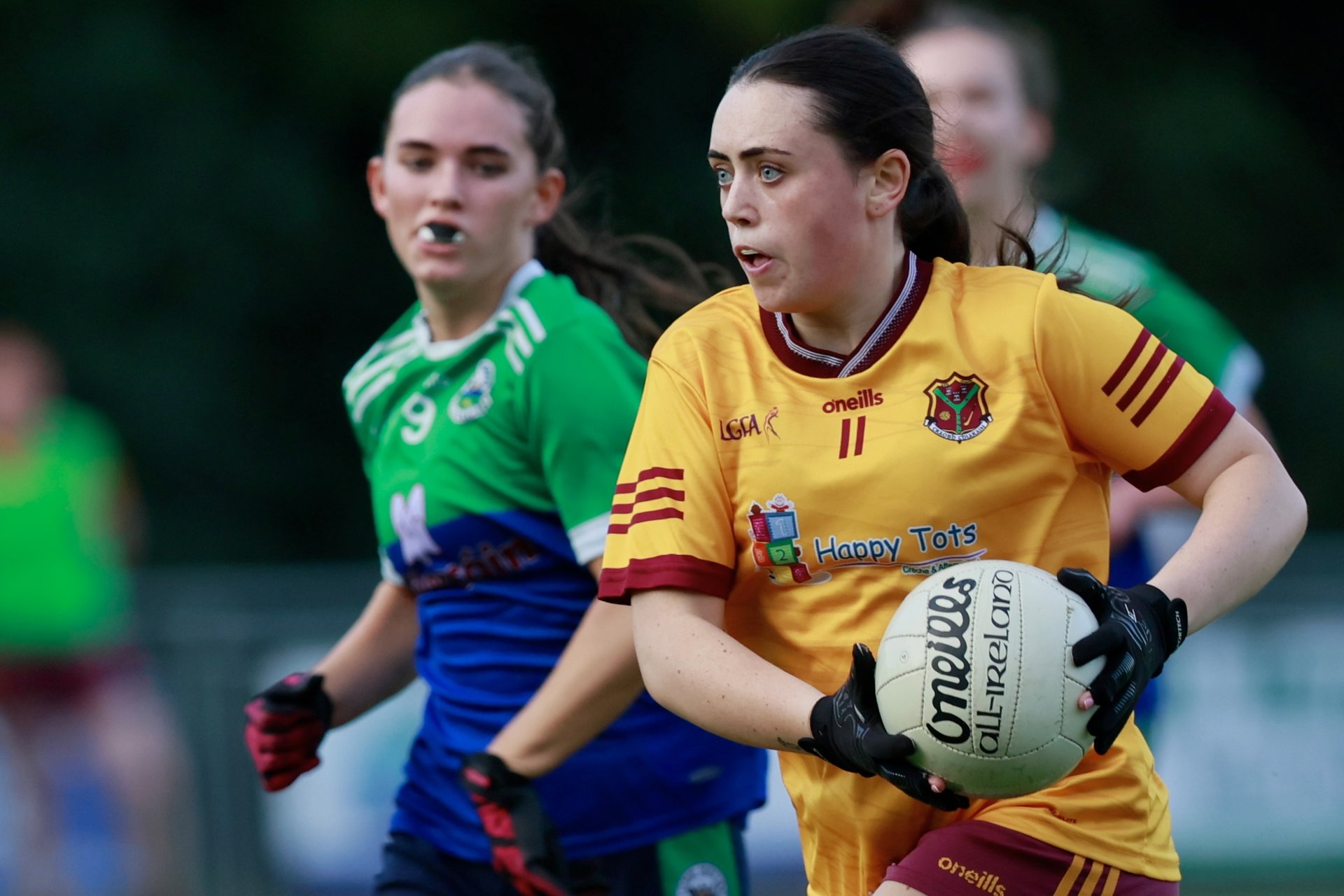 Abbey O'Brien of Craobh Chiaráin in action for her side during the PTSB Junior I Championship Final vs St Marys of Saggart. Aug 28th / Image credit Karl Gormley.  Image