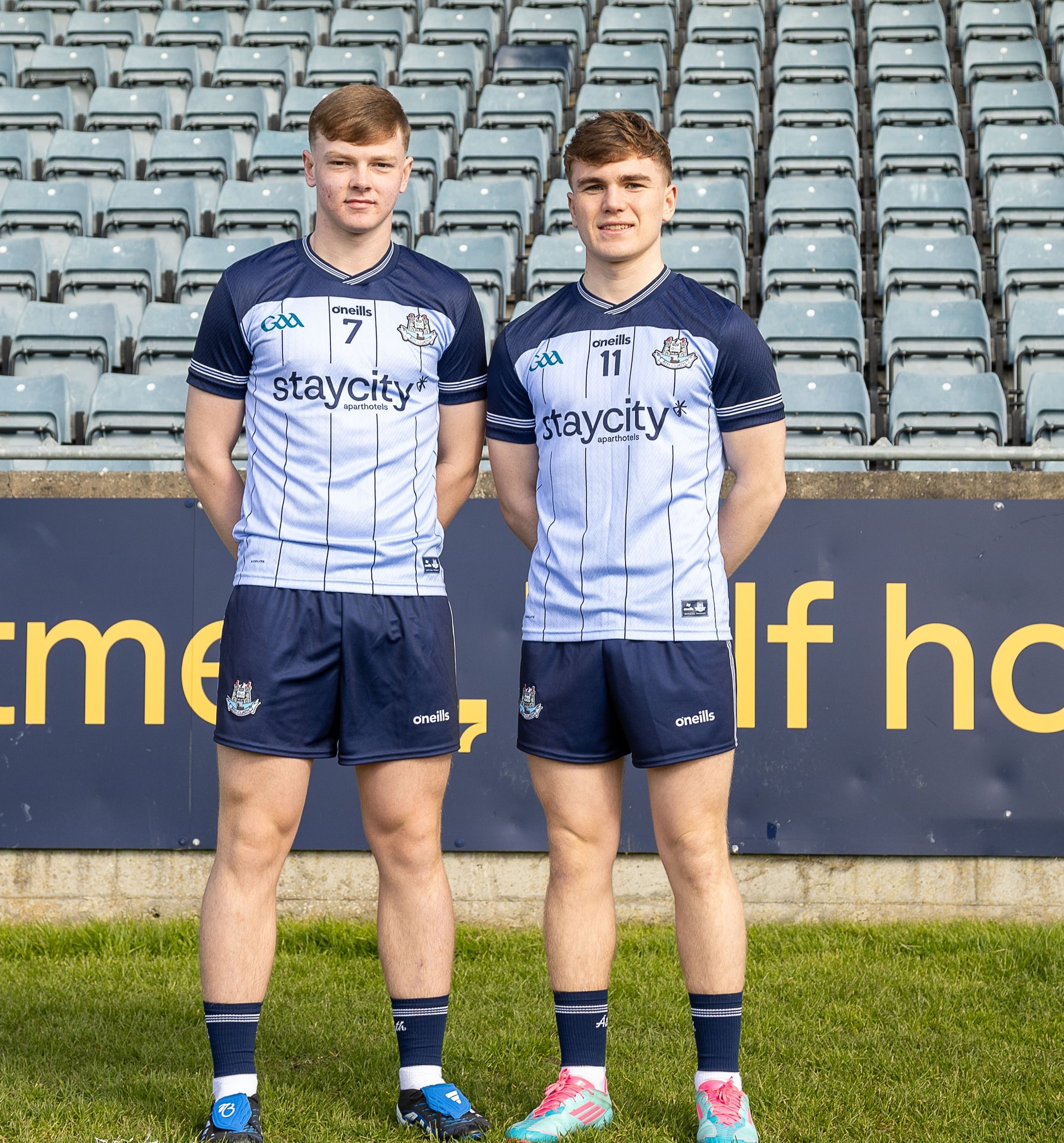 Co-captains James McCaghy & Cian O'Dwyer (St Brigids) Image