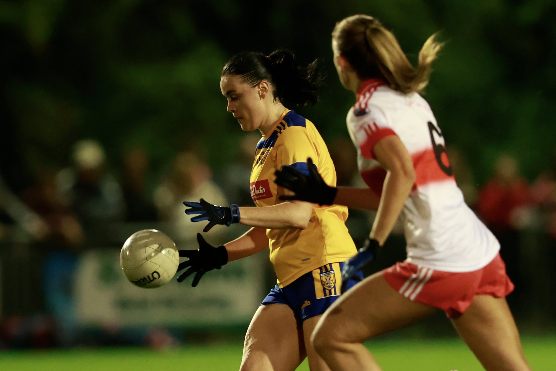 Action from the PTSB Junior H Championship Final between Na Fianna and Whitehall Colmcille. Aug 28th 2026 / Image Credit Karl Gormley.  Image