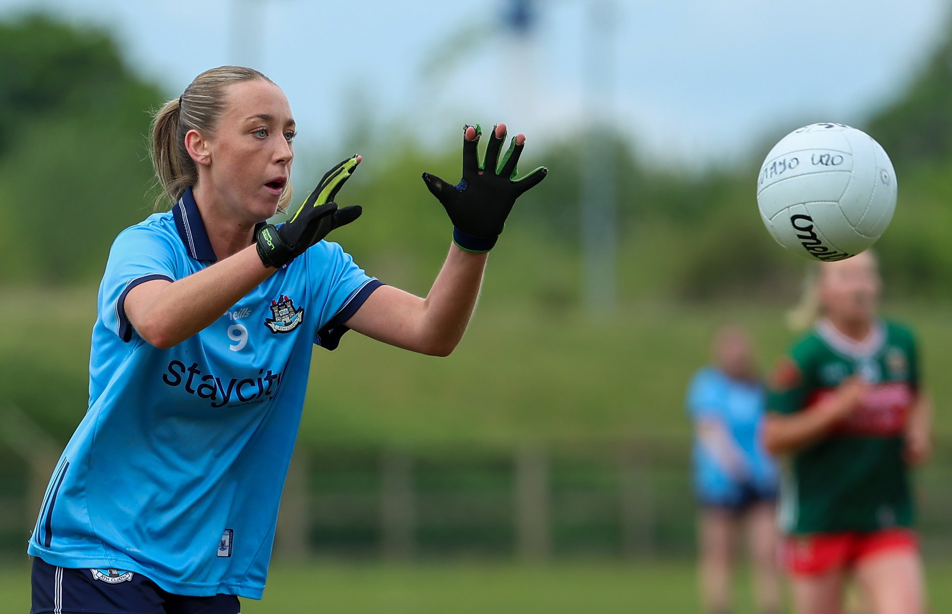 Áine McCauley (O'Tooles) in action for Dublin U20 vs Mayo. Image credit Matthew Burke Image