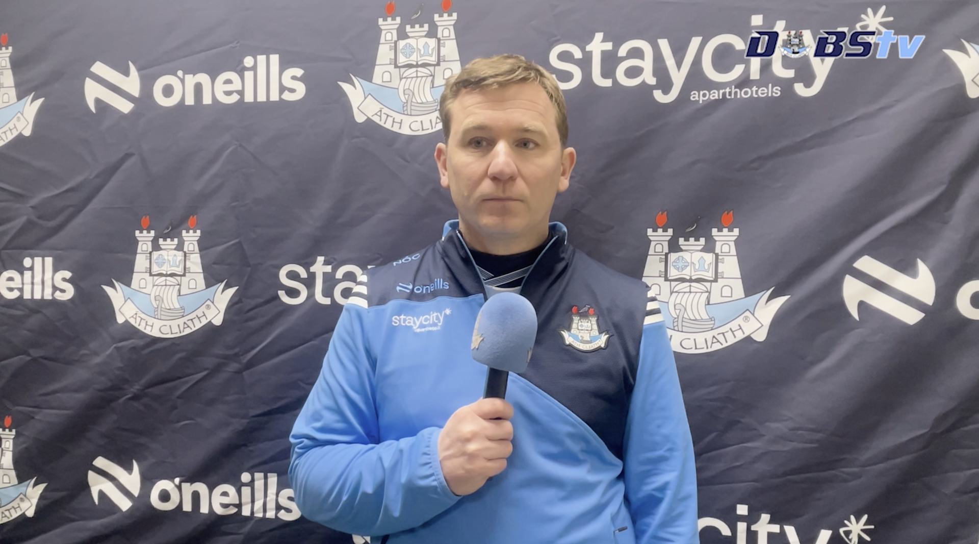 Dublin Senior Hurling manager Niall Ó Ceallacháin chats to DubsTV following win over Down Image