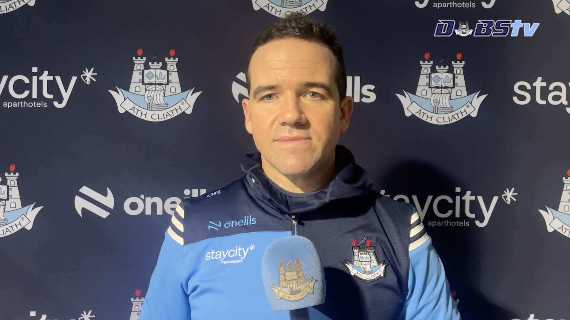 Dublin Senior Football manager Ger Brennan speaks to DubsTV after defeat to Kerry Image