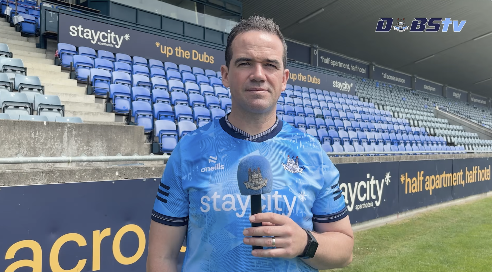 Dublin Senior Football manager Ger Brennan chats to DubsTV ahead of All-Ireland Semi Final v Kerry Image
