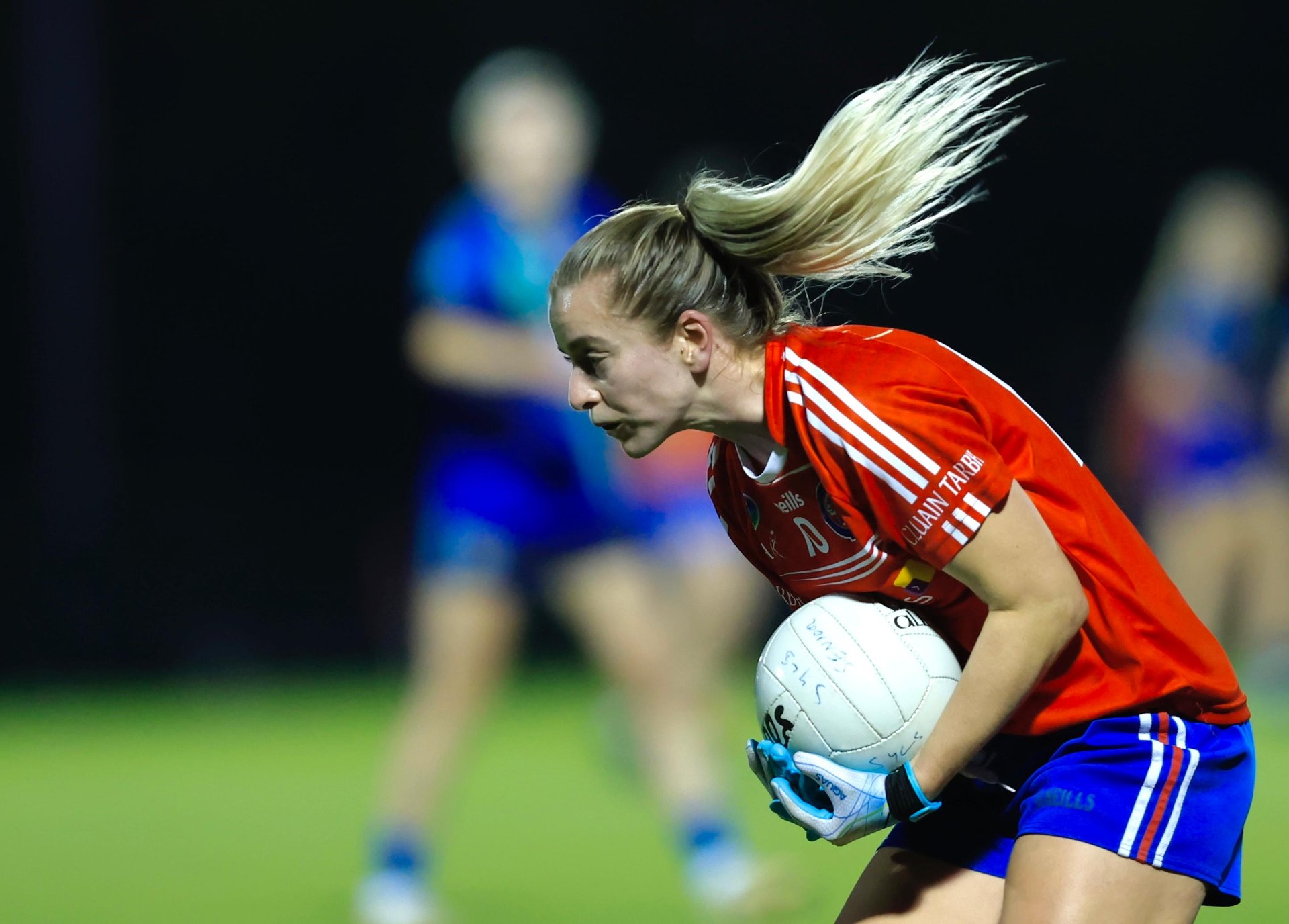 Fiona Skelly (Clontarf) in action vs St Sylvesters during the Go Ahead Ireland Senior club championship semi final. Sept 24th 2025. Image Credit Karl Gormley Image