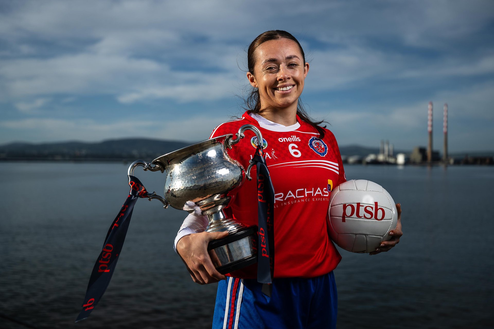 Clontarf Team Captain Kate Fitzgibbon pictured ahead of this Fridays PTSB Senior club championship final. Image credit Ramsey Cardy.  Image