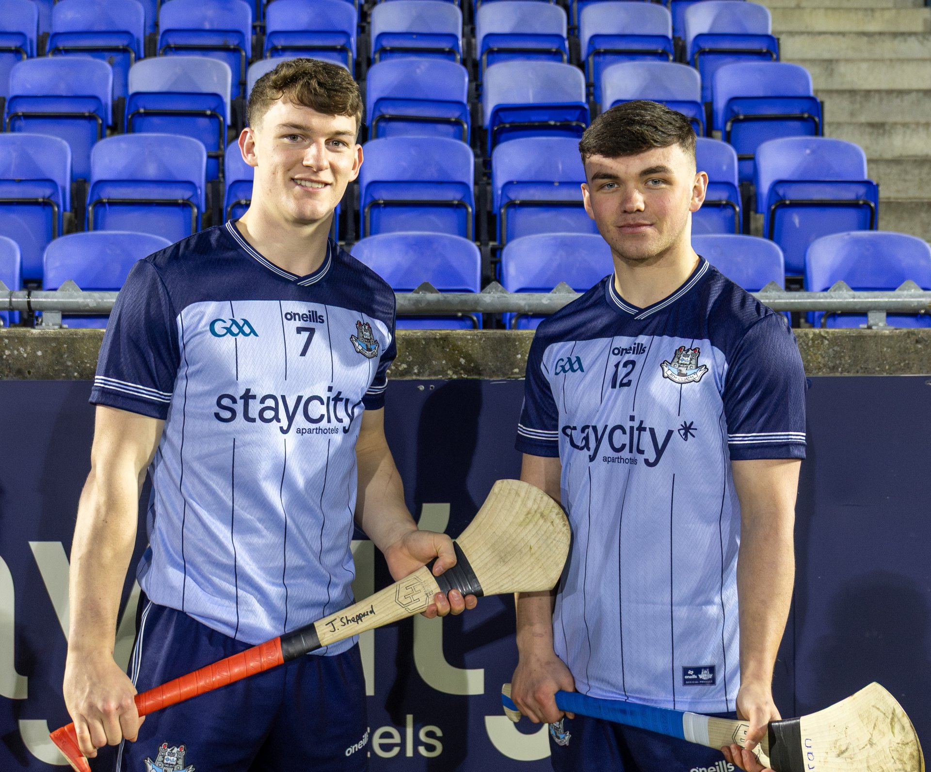 Captain Joe Sheppard (Clontarf) and Vice-Captain Fionn Murphy (Ballyboden St Endas) Image