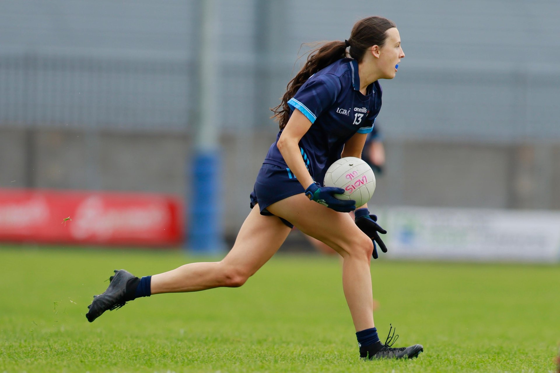 Aoibhín Costello (Clanna Gael Fontenoy) in action vs Laois during the Leinster U16 B Championship Final. Credit Karl Gormley. Image