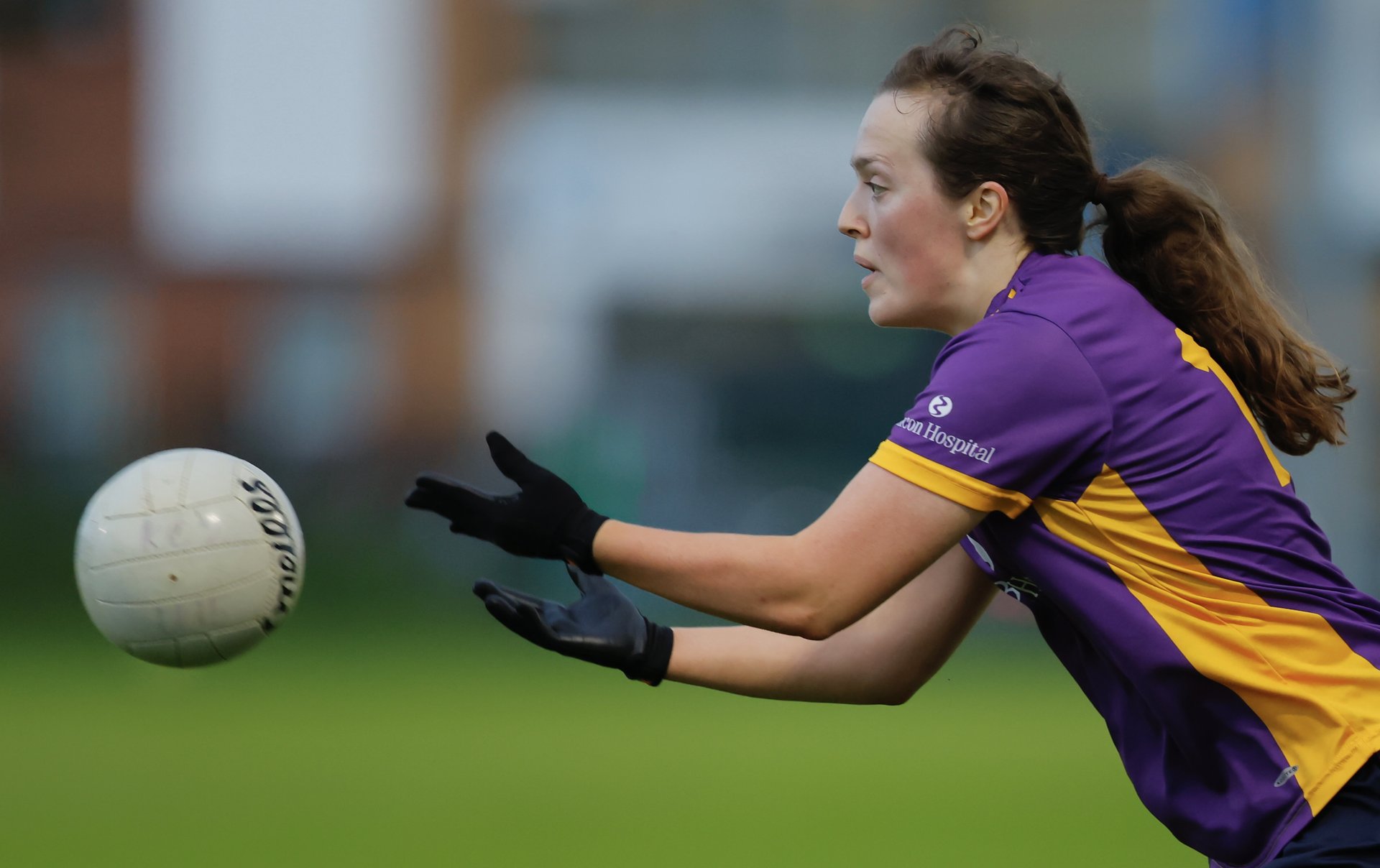 Kilmacud Crokes Amy Conroy in action during the Go Ahead Ireland Dublin SFC. Credit Maurice Grehan Image