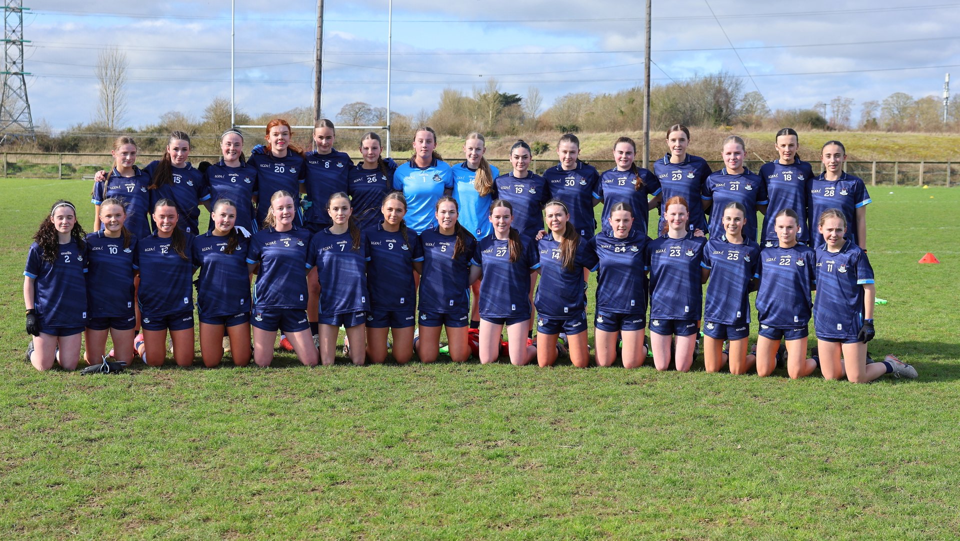 Dublin U16 Squad pictured before their Leinster U16 Championship RD 1 meeting with Meath. Credit Maurice Grehan Image