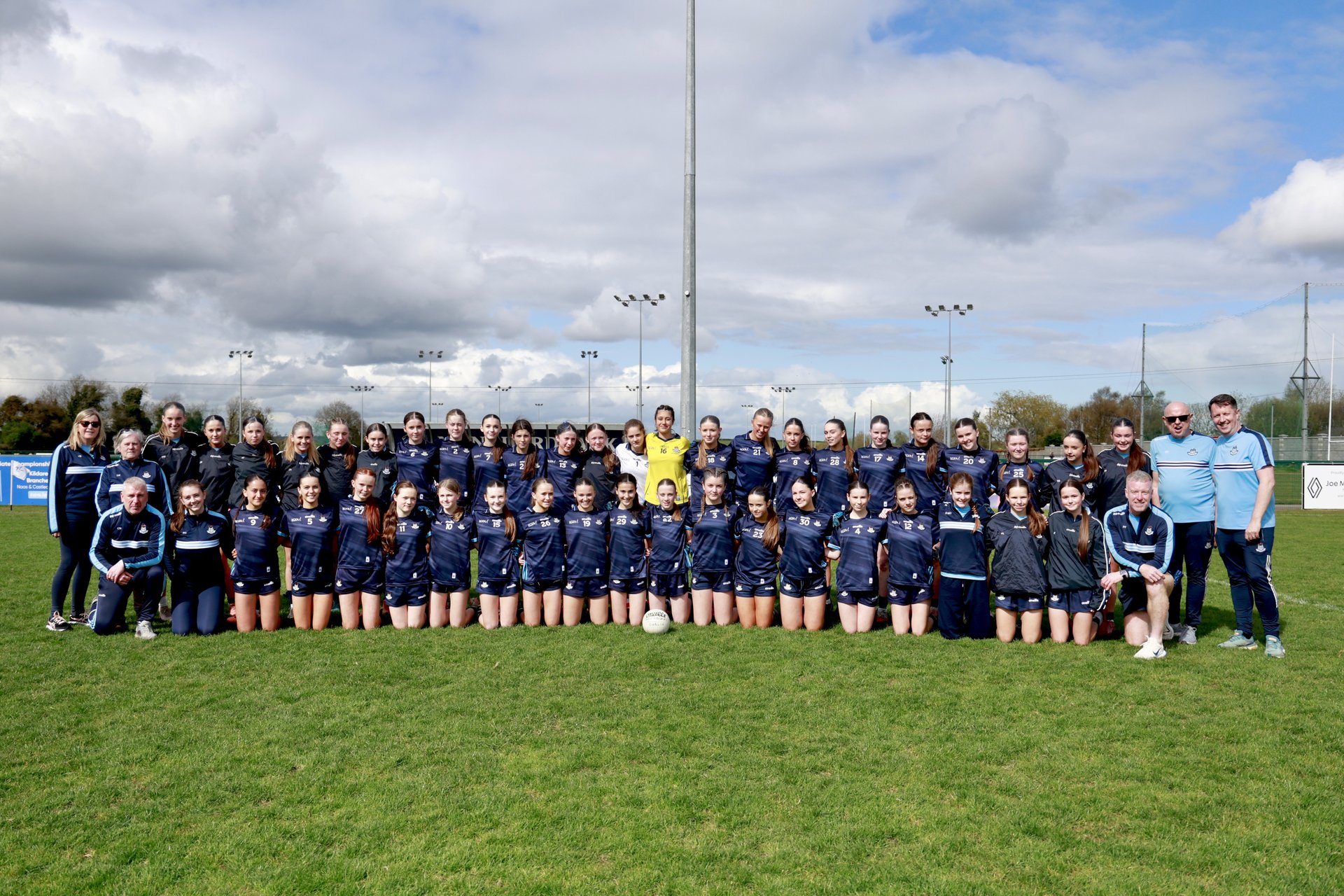 The Dublin U14 Squad ahead of the Leinster final with Meath. Image credit Maurice Grehan Image