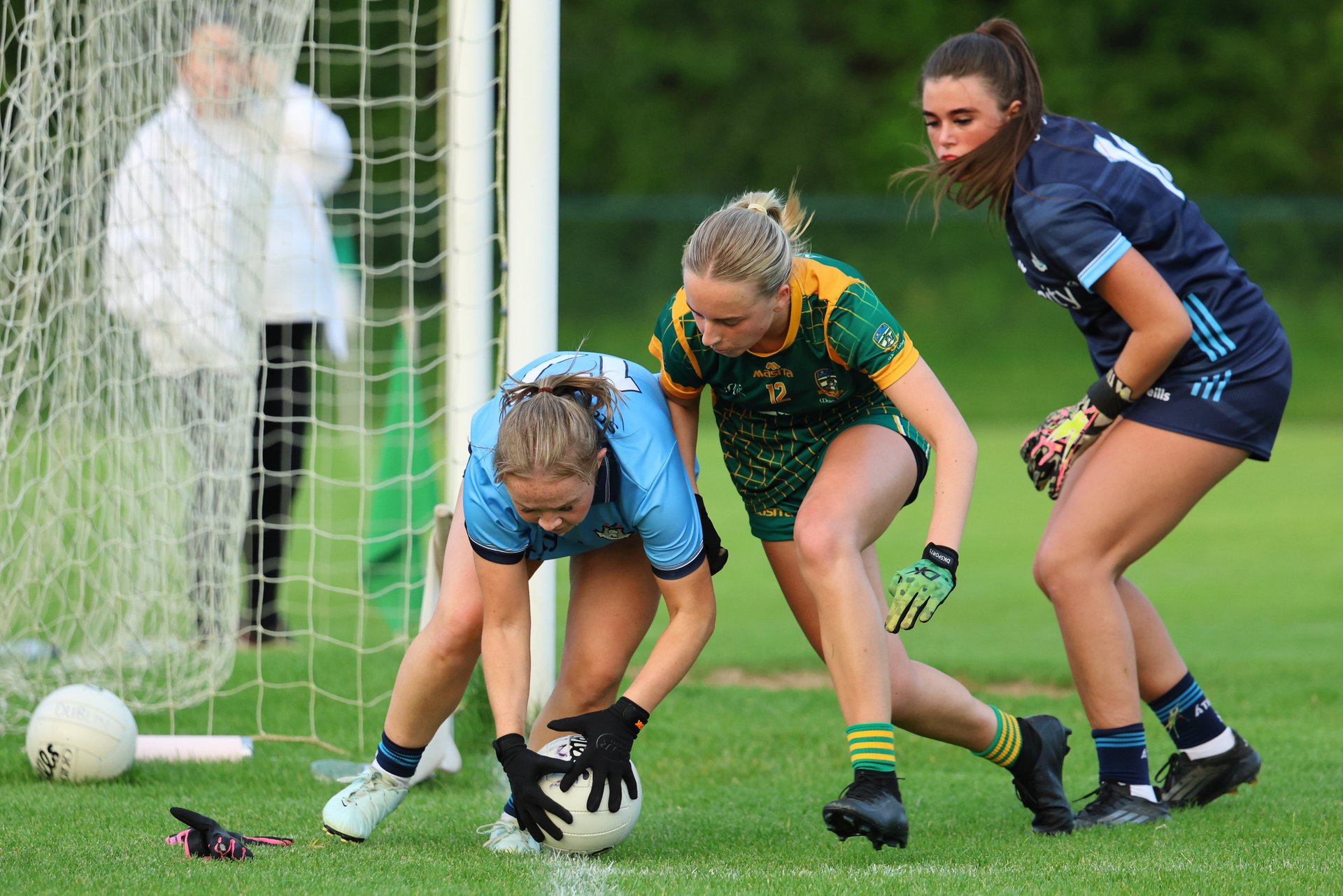 Iseult Costello (Dublin) in action vs Meath July 22nd. Credit Karl Gormley. Image