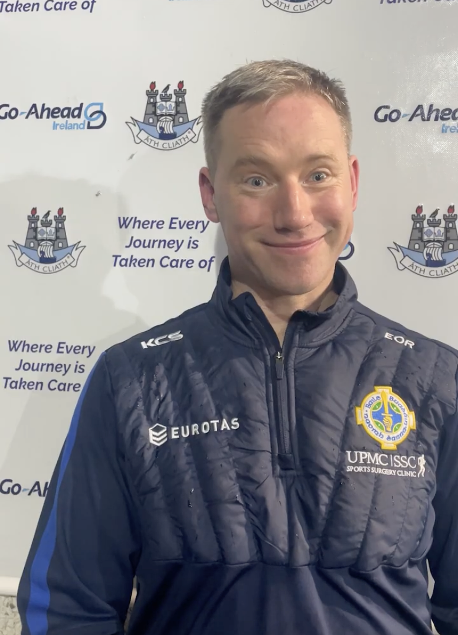 Ballyboden St Endas manager Eamon O'Reilly chats to DubsTV after County Final win Image