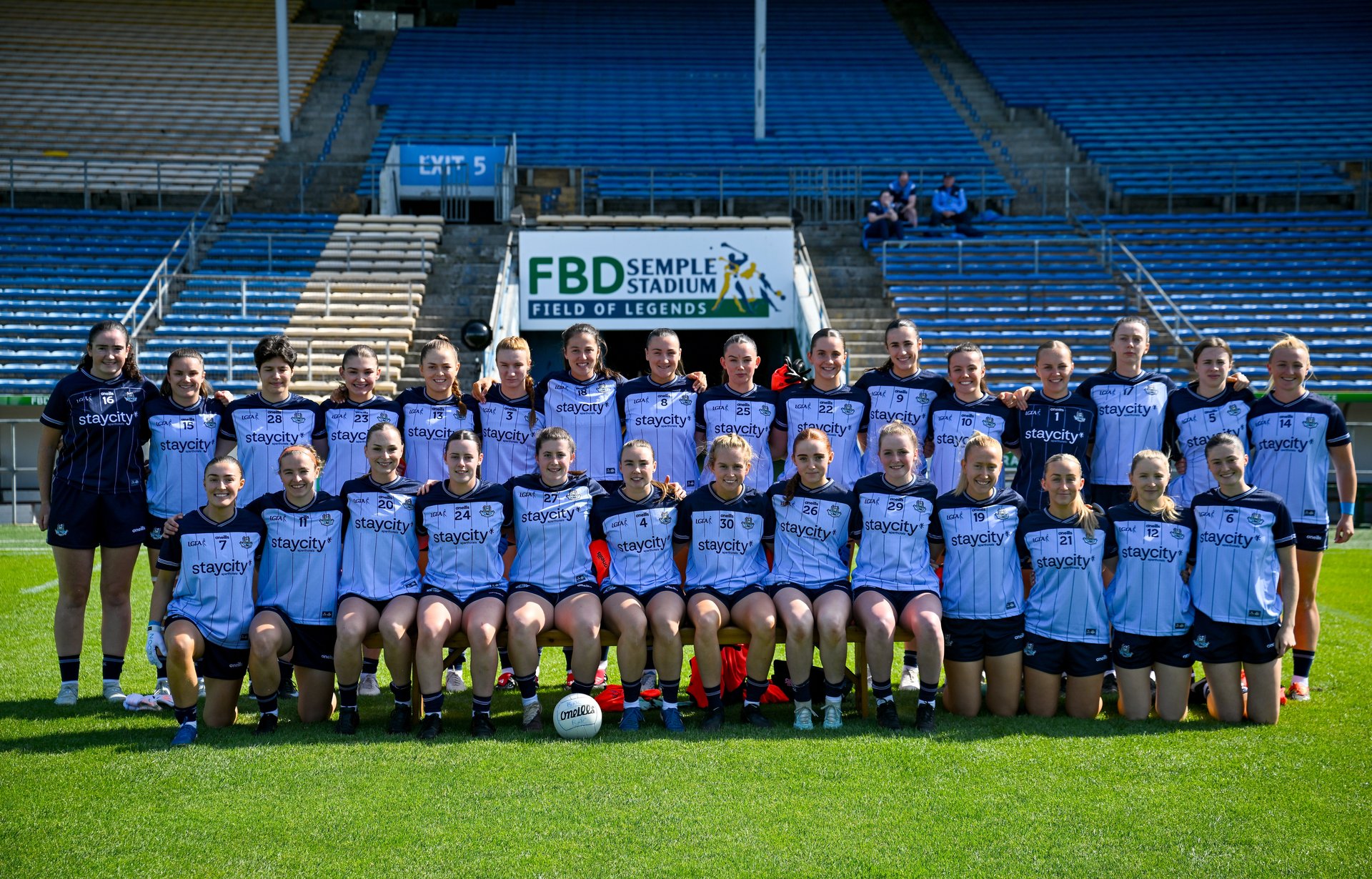 Dublin team pictured ahead of their All Ireland semi-final vs Kerry, FBD Semple Stadium, Thurles. Credit Sportsfile.  Image