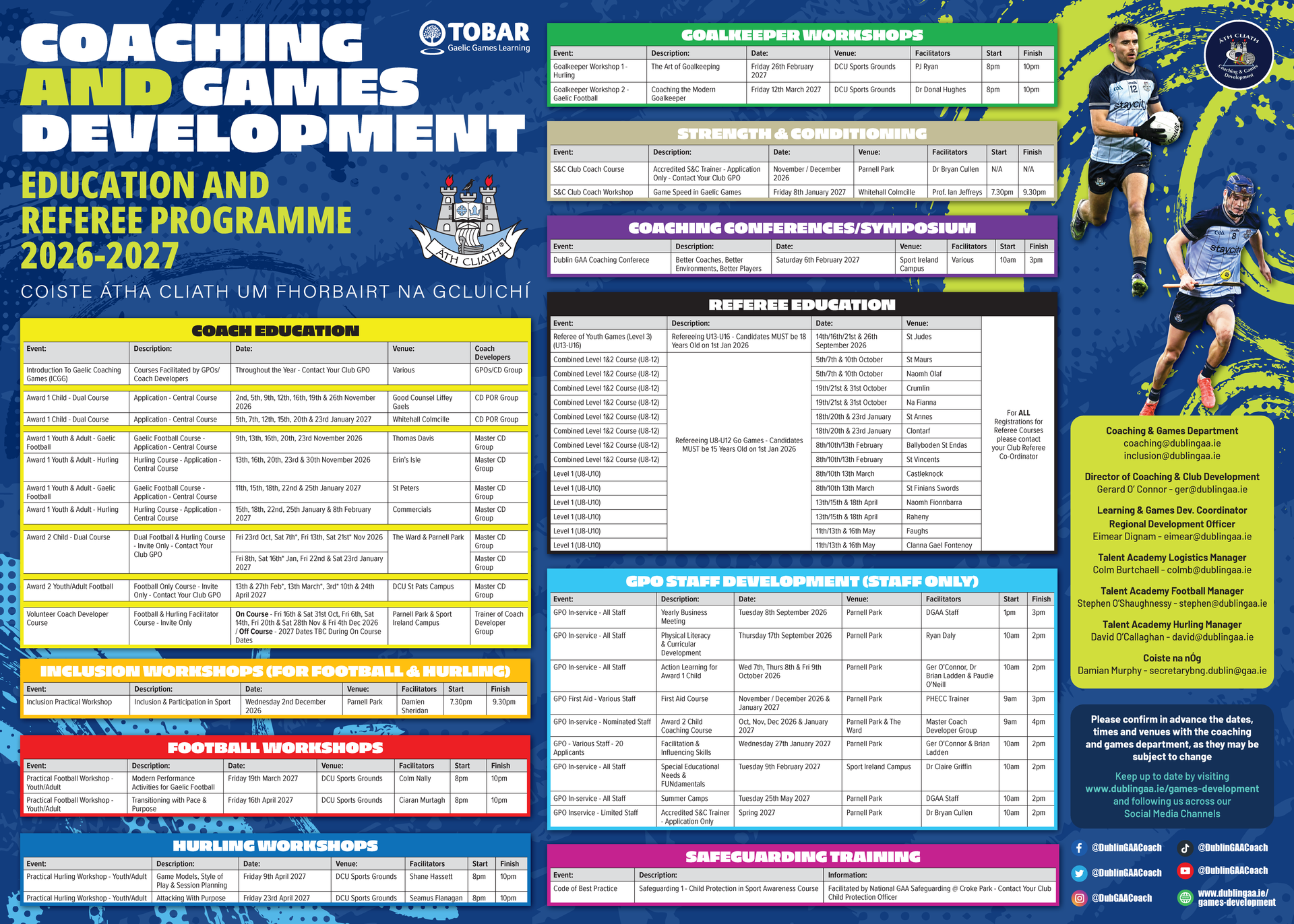 Coaching and Games Planner 2026/2027 Image